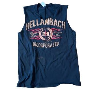 Vintage hellanbach cut off shirt
